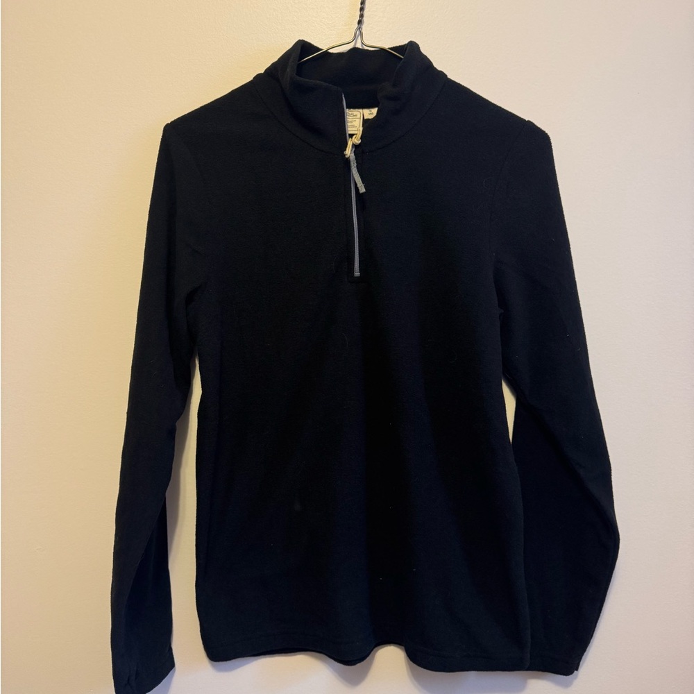 Kid’s Black Half-Zip Sweater